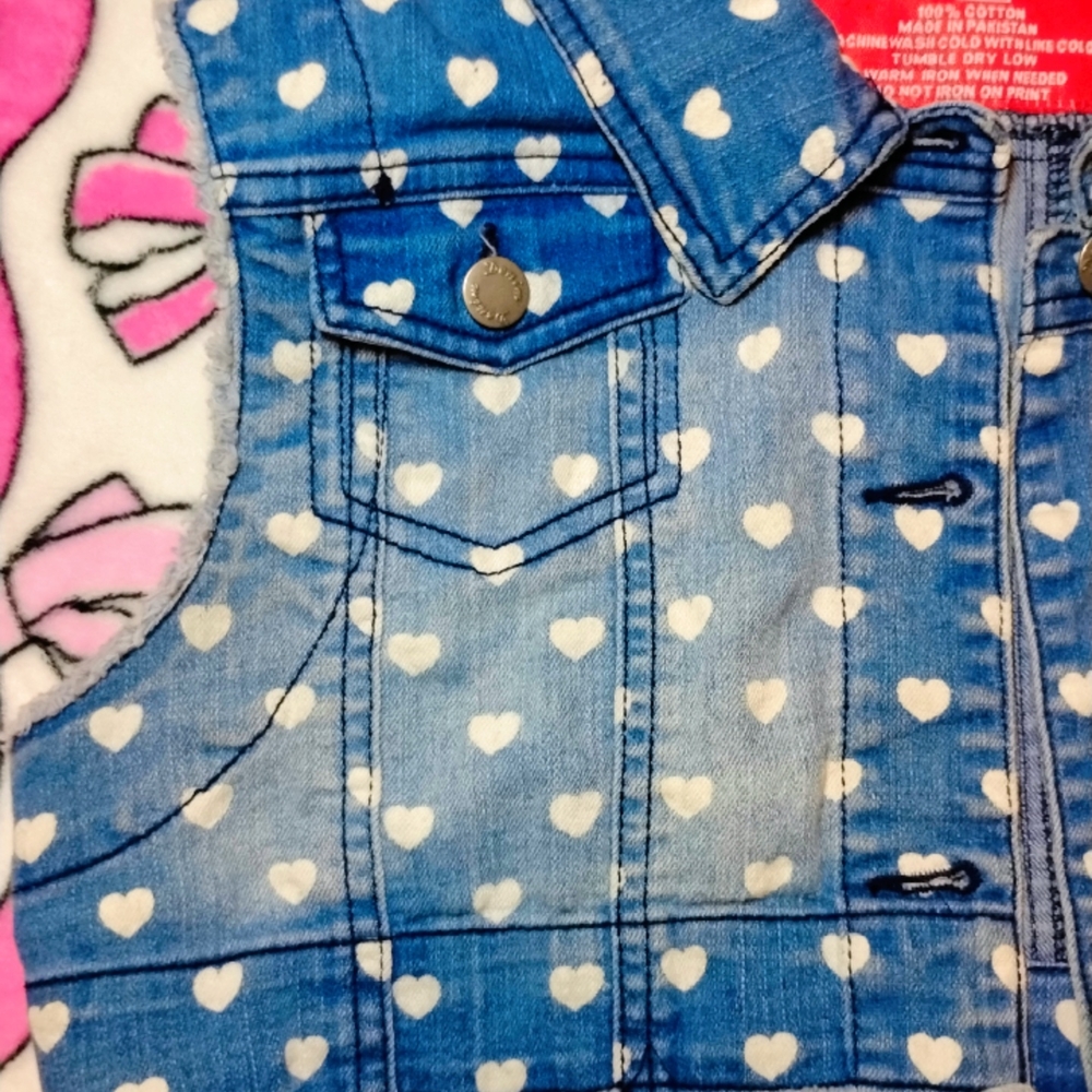 NWT Rustic Denim Girls XL denim Vest